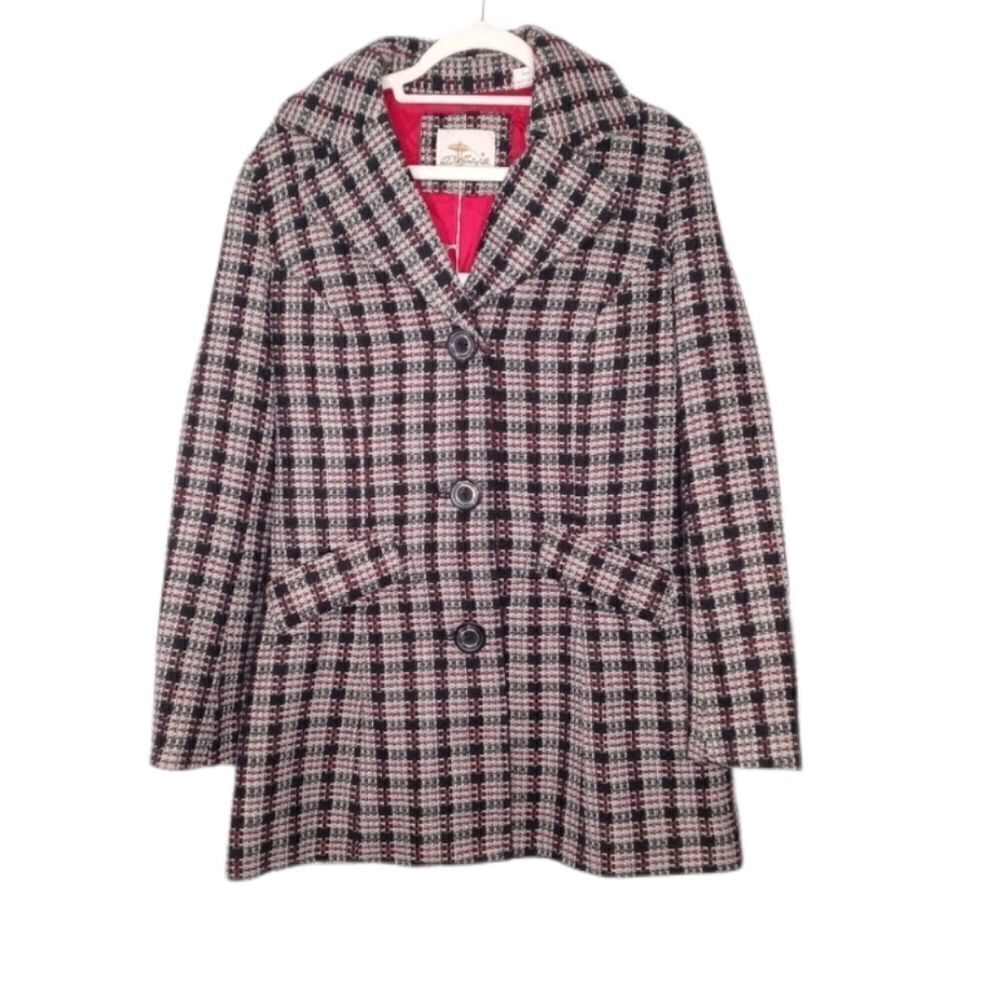 Bob Jimley Aka checked button down heavy coat